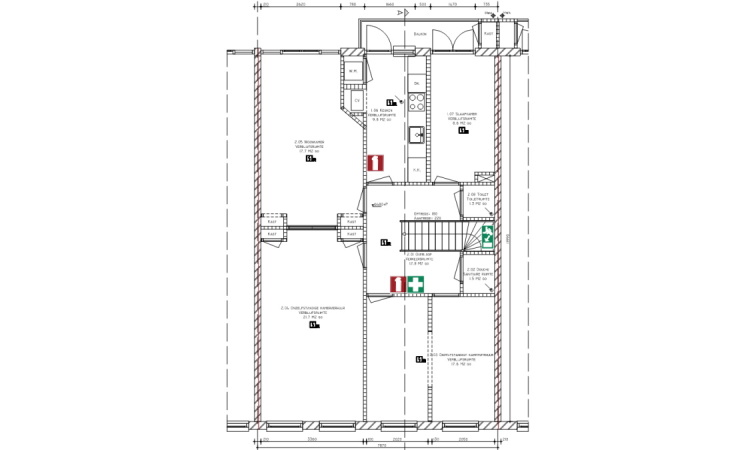 tekening melding brandveilig gebruik studentenkamers